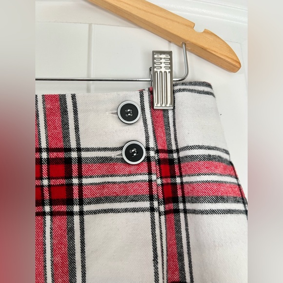 Francesca’s Blue Rain Plaid mini skirt - Picture 3 of 5